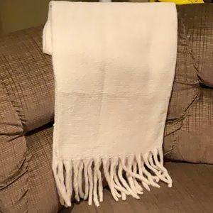 White Winter Scarf